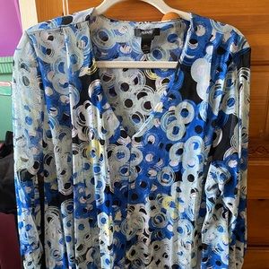 Alfani, black and blues, size XXL